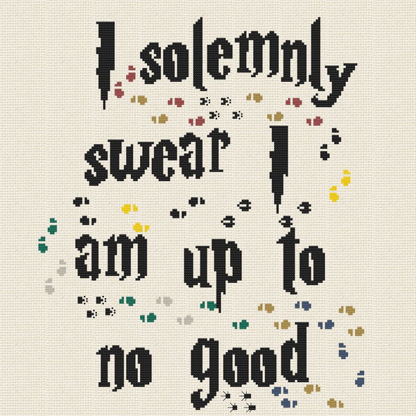 Cross Stitch - I Solemnly Swear