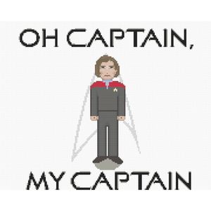 Cross Stitch - Oh Captain, My Captain