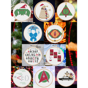 Cross Stitch - We Wish You A Nerdy Christmas
